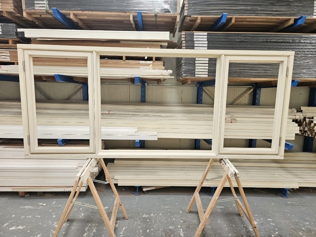 Verkeerd besteld dakkapel kozijn /raam Hardhout Spotgoedkoop, Doe-het-zelf en Verbouw, Glas en Ramen, 80 tot 120 cm, Nieuw, Ophalen of Verzenden