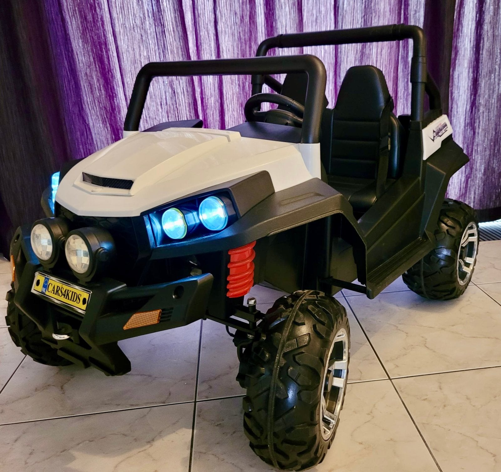 Keurige 2pers. elektrische kinderjeep, compleet&alles werkt!, Ophalen, Zo goed als nieuw