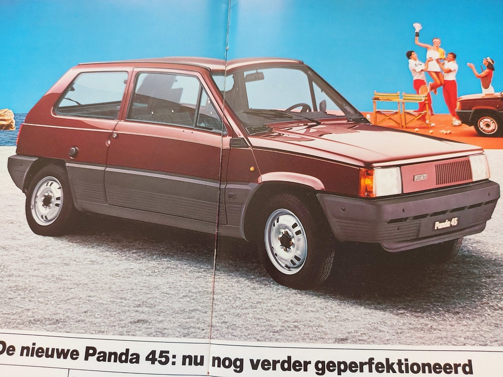 1983 Fiat Panda folder NL, Ophalen of Verzenden, Zo goed als nieuw, Overige merken