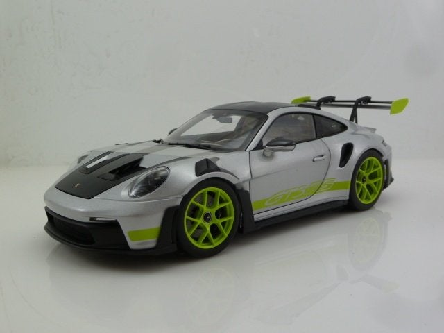 Norev Porsche 911 992 GT3 RS 2023 Zilver 1:18 WAP0212100TGT3, Hobby en Vrije tijd, Ophalen of Verzenden, Nieuw, Auto, Norev