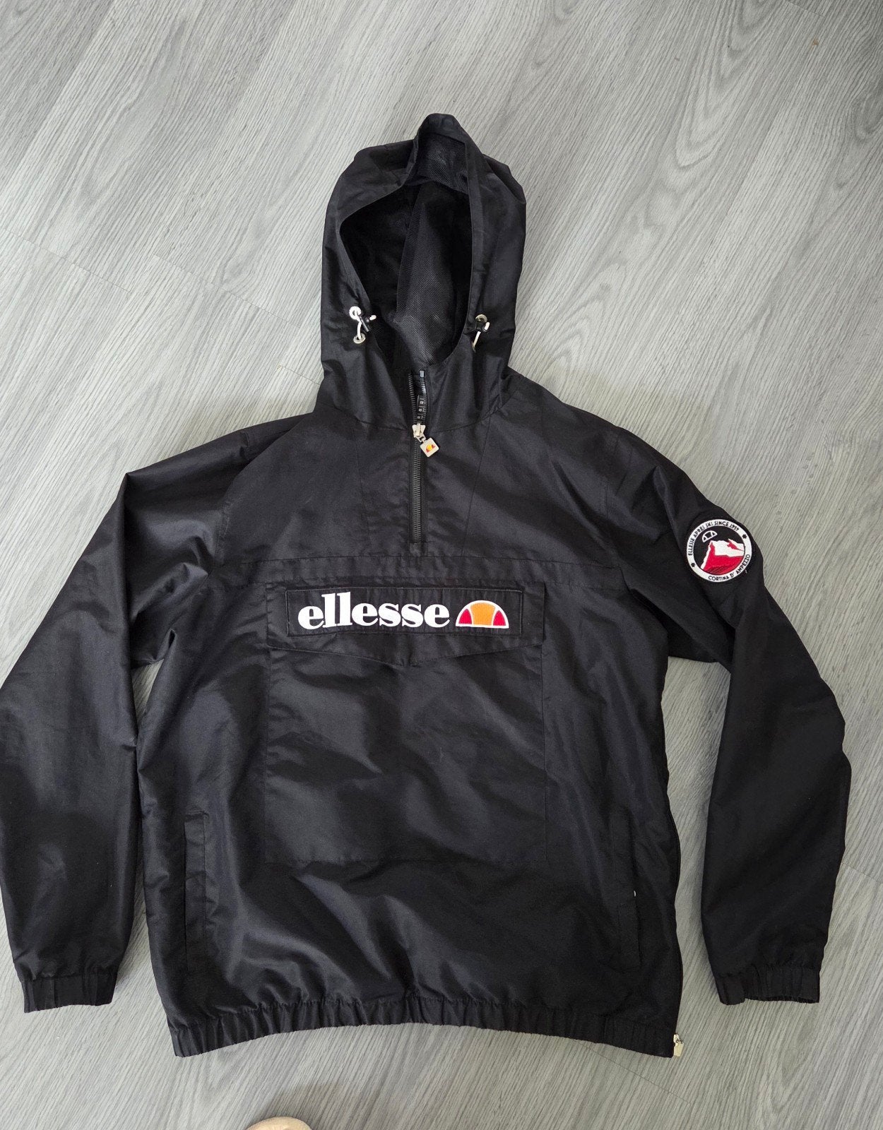 Ellesse windbreaker XL zwart, Kleding | Heren, Jassen | Zomer, Ophalen, Zwart, Maat 56/58 (XL), Ellesse