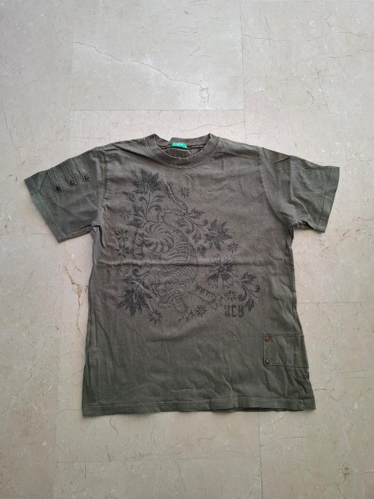 Mooi donkergroen t-shirt, Kinderen en Baby's, Kinderkleding | Maat 146, Ophalen of Verzenden, Zo goed als nieuw, Shirt of Longsleeve