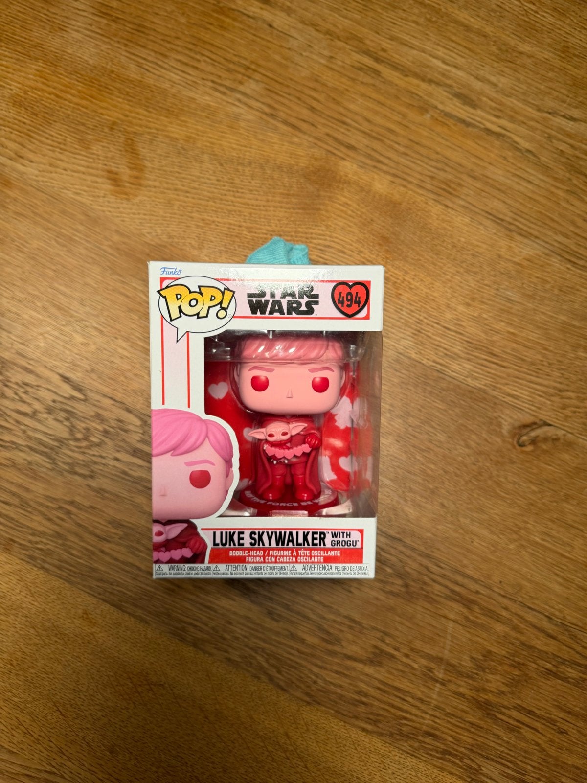 Funko Pop! Star Wars Luke Skywalker with Grogu #494, Ophalen of Verzenden, Zo goed als nieuw