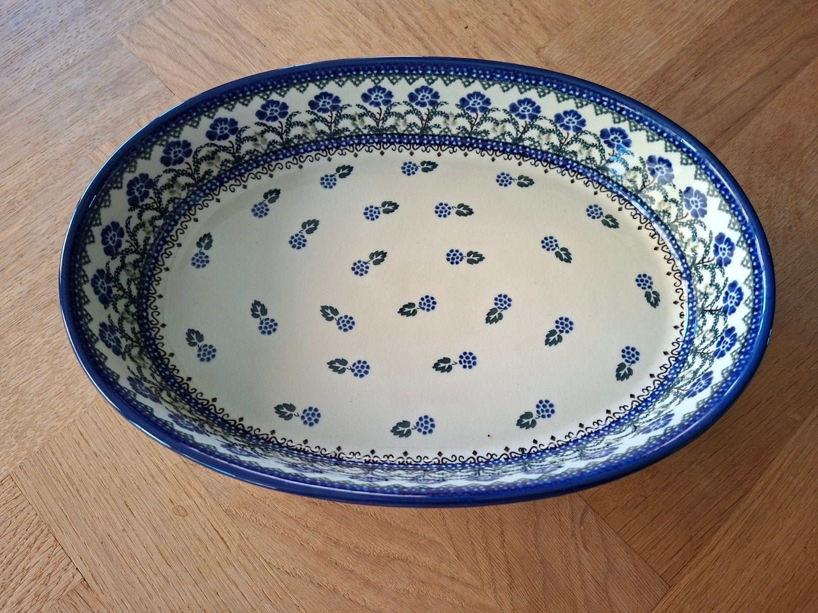 Prachtige grote ovenschaal van Bunzlau Castle - 35 cm, Huis en Inrichting, Keuken | Servies, Ophalen, ., Keramiek, .