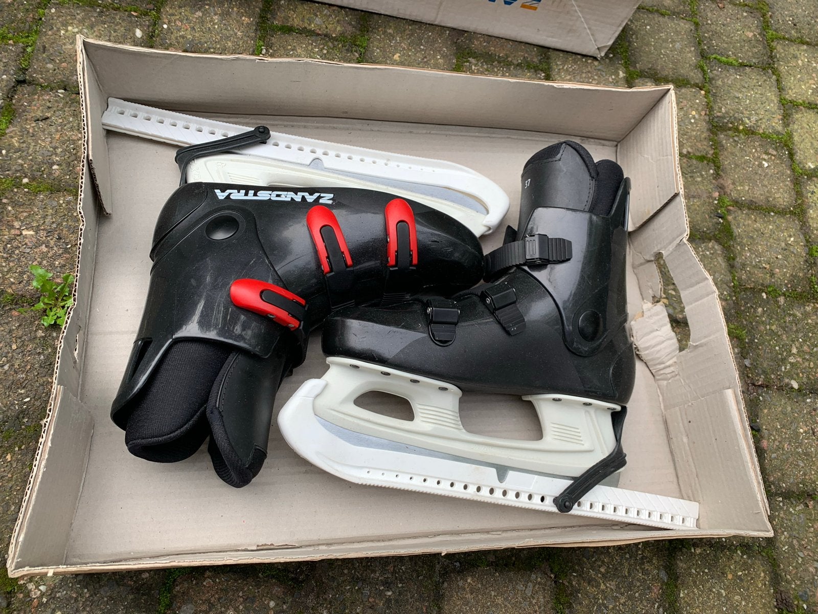 Zandstra IJshockeyschaatsen verstelbaar maat 37, Ophalen of Verzenden, Gebruikt, IJshockeyschaatsen, Zandstra