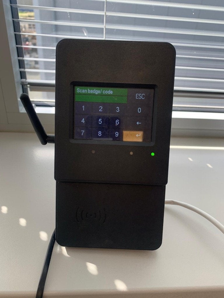Datafox EVO 3.5 Pure tijd- en toegangs registratie terminal.