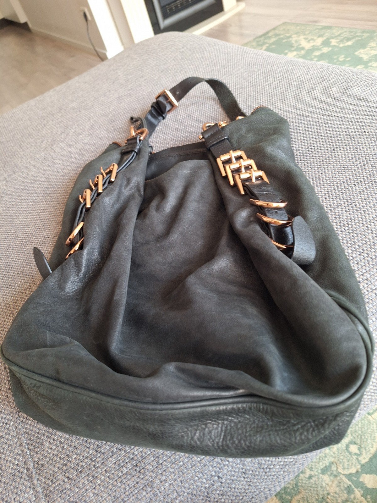 Mulberry Handtas - Zwart Leer met Gouden Details, Ophalen of Verzenden