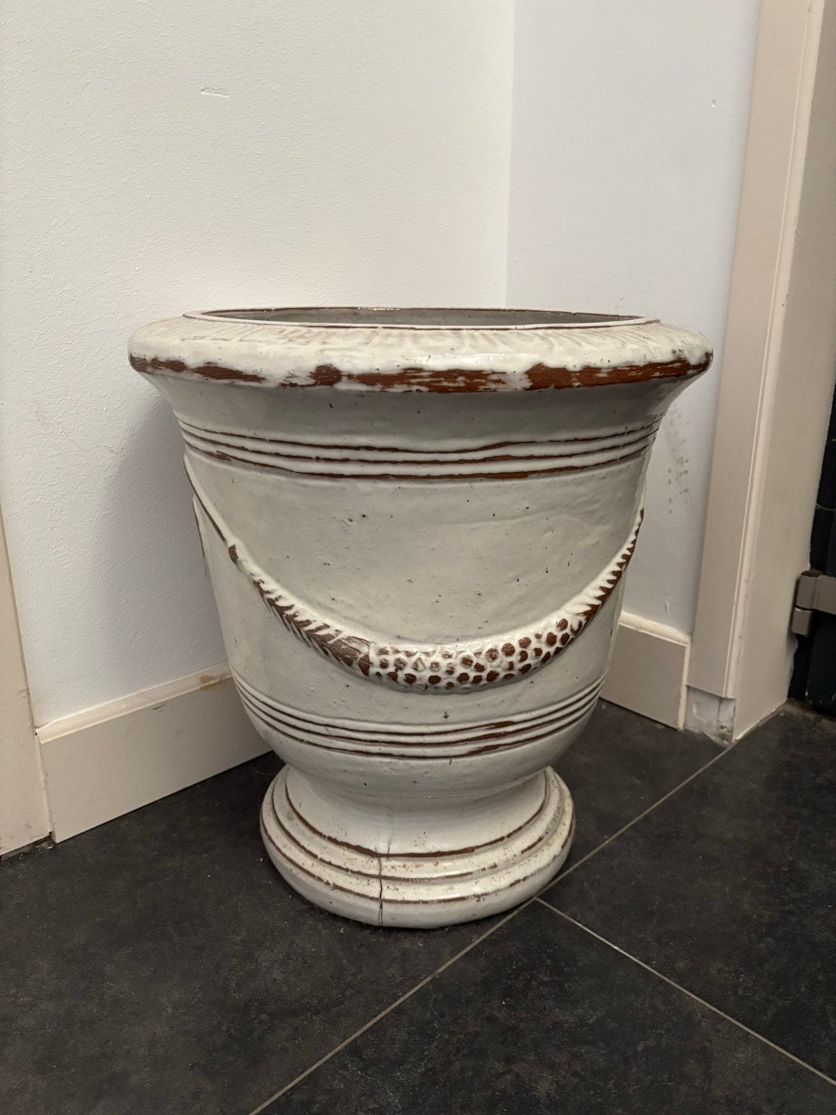 Plantenbak - wit geglazuurd, Ophalen