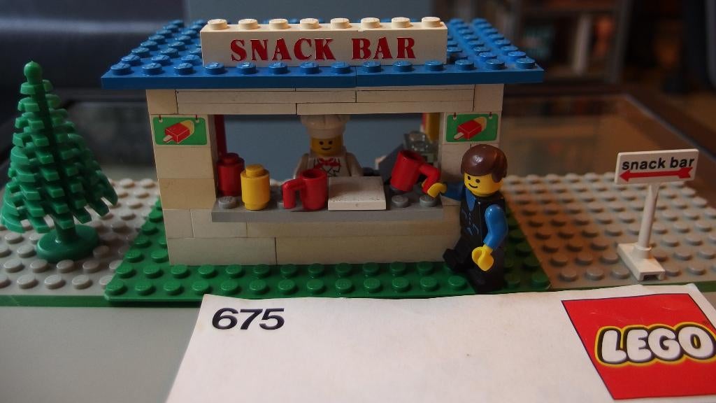 LEGO 675 Snackbar, Kinderen en Baby's, Speelgoed | Duplo en Lego, Gebruikt, Overige thema's, Lego, Ophalen of Verzenden