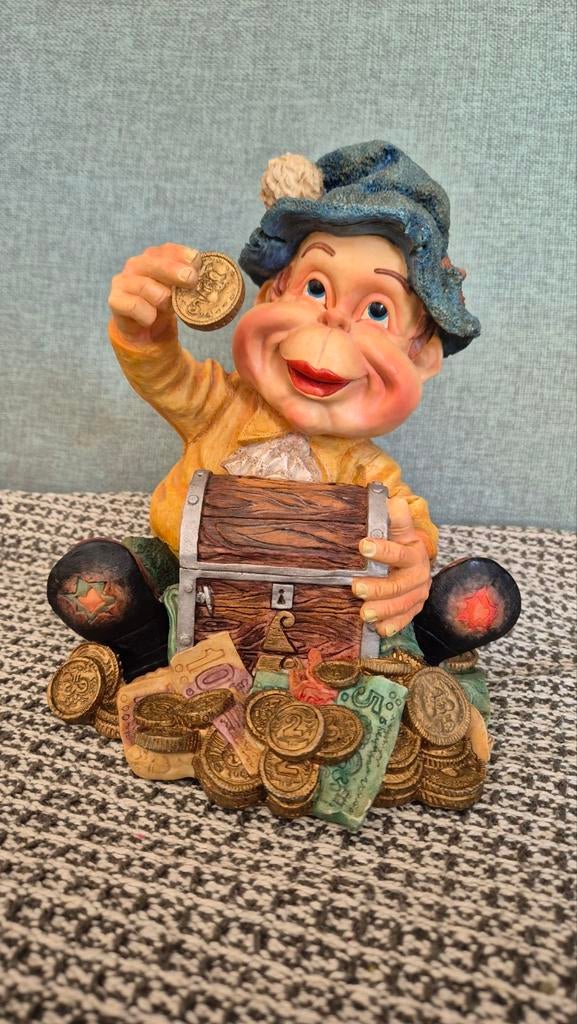 Efteling Laaf spaarpot met schatkist, Ophalen of Verzenden, Zo goed als nieuw, Overige typen
