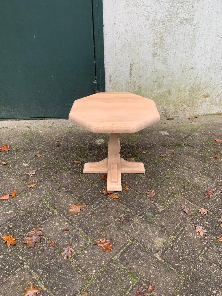 Blank eiken | plantentafel | bijzettafel | geschuurd, Ophalen, Huis en Inrichting