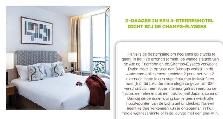 3-daagse hotelovernachting met ontbijt in hartje Parijs 2p., Twee personen, 2 overnachtingen