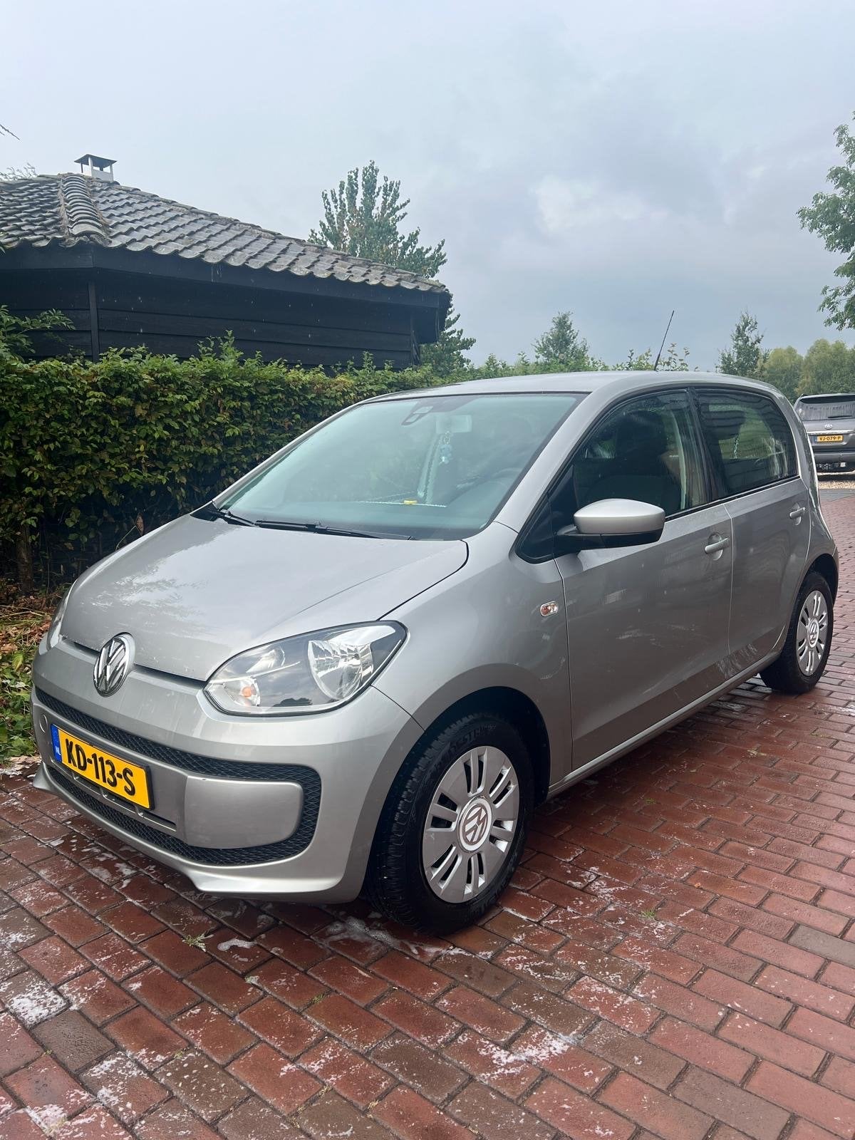 Volkswagen up! 1.0 2012 Grijs, Auto's, Voorwielaandrijving, Up!, 4 stoelen, Bedrijf