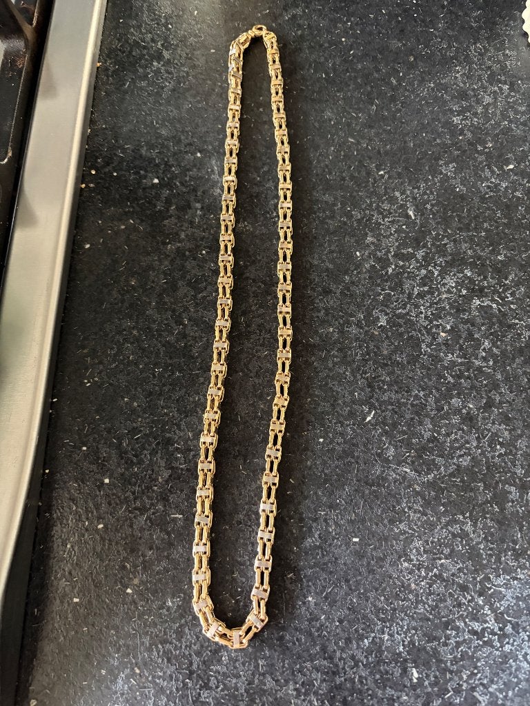 Magnum ketting 14kt, Sieraden, Tassen en Uiterlijk, Kettingen, Ophalen, Zo goed als nieuw, Goud, Goud