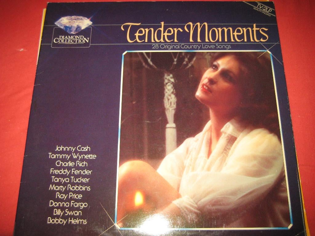 2 LPS, Tender Moments: 28 Original Country Love Songs, Cd's en Dvd's, Vinyl | Pop, Ophalen of Verzenden, Zo goed als nieuw, 12 inch