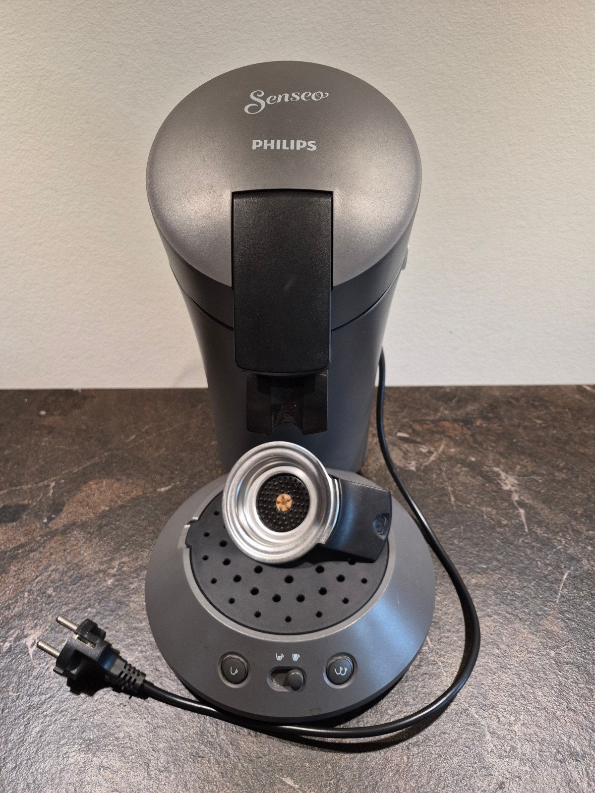 Philips Senseo Koffiezetapparaat - Grijs, Koffiemachine, Ophalen of Verzenden, Zo goed als nieuw, 2 tot 4 kopjes