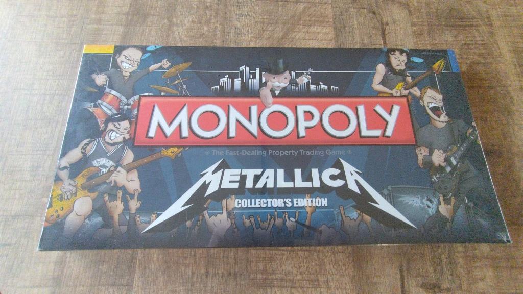 Monopoly Metallica Collector’s Edition (Factory Sealed), Vijf spelers of meer, Ophalen, Nieuw, USAopoly
