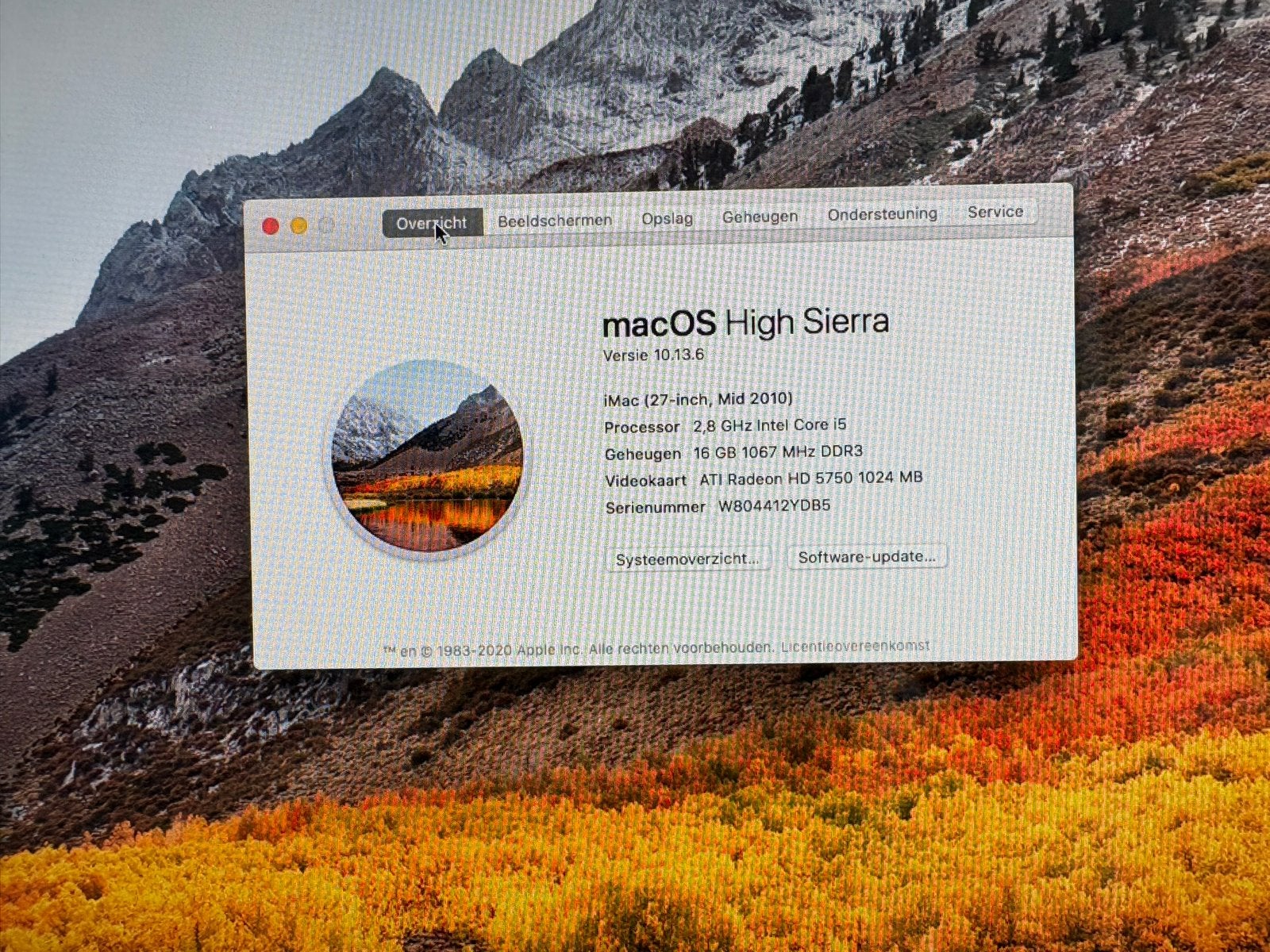 Apple iMac (27-inch, Mid 2010) - 16GB RAM, 512GB SSD, Computers en Software, Ophalen, Gebruikt, 2 tot 3 Ghz, SSD
