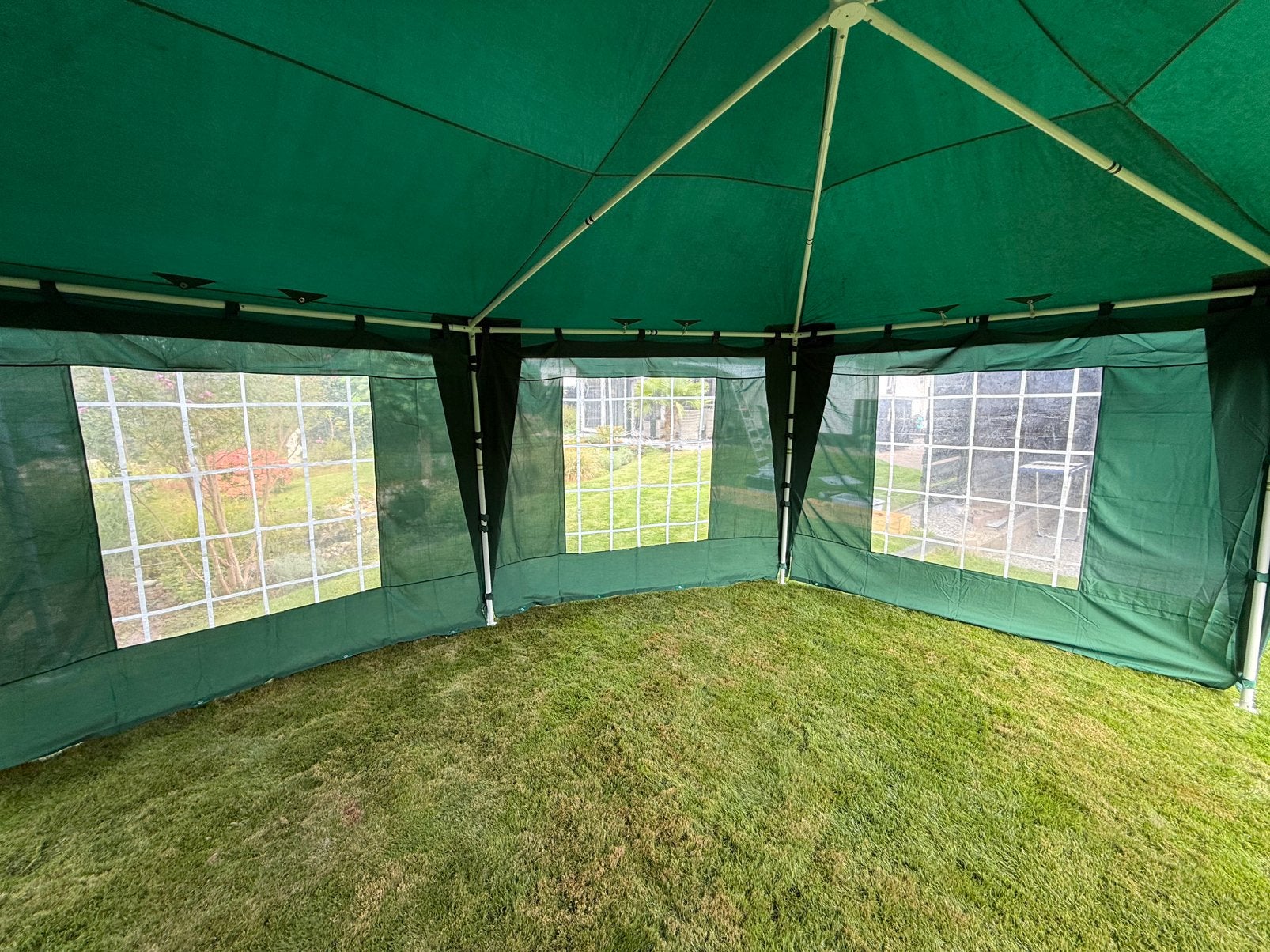 Girque Gazebo 5 x 6,8 meter  compleet met zijwanden, Tuin en Terras, Partytenten, Ophalen, Gebruikt, 2 meter of meer, 4 tot 6 meter