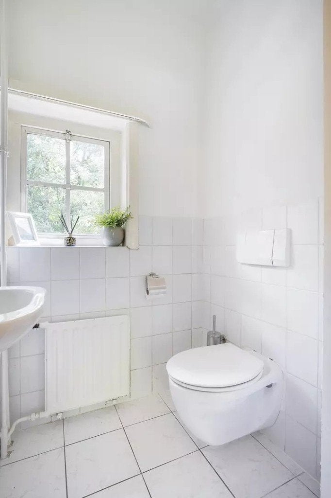 Toilet (of onderdelen) - moet weg!, Ophalen, Gebruikt, Met bad