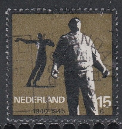 Nederland 1965 837 Herdenking 15c, Gest Roosendaal, Postzegels en Munten, Postzegels | Nederland, Ophalen of Verzenden, Na 1940