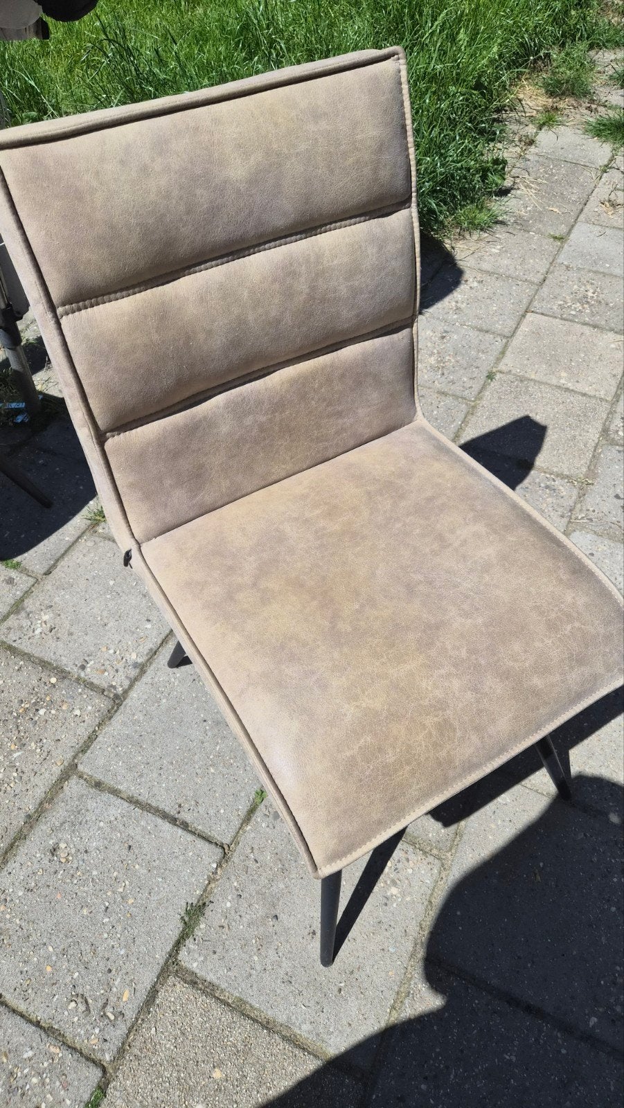 3 eetkamerstoelen, Ophalen, Gebruikt, Bruin, Drie