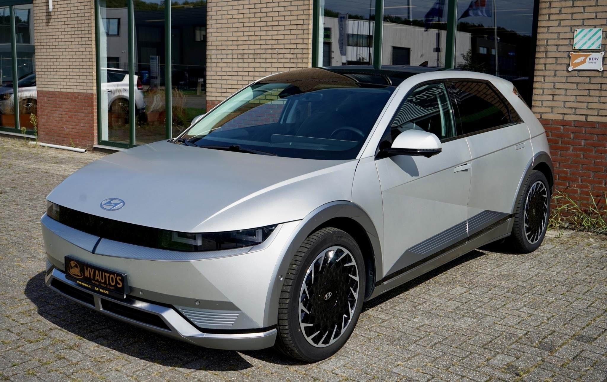Hyundai IONIQ 5 Project 45 AWD 73kWh 306pk|Solardak|SOH 100%, Auto's, Gebruikt, IONIQ 5, Leder, Vierwielaandrijving