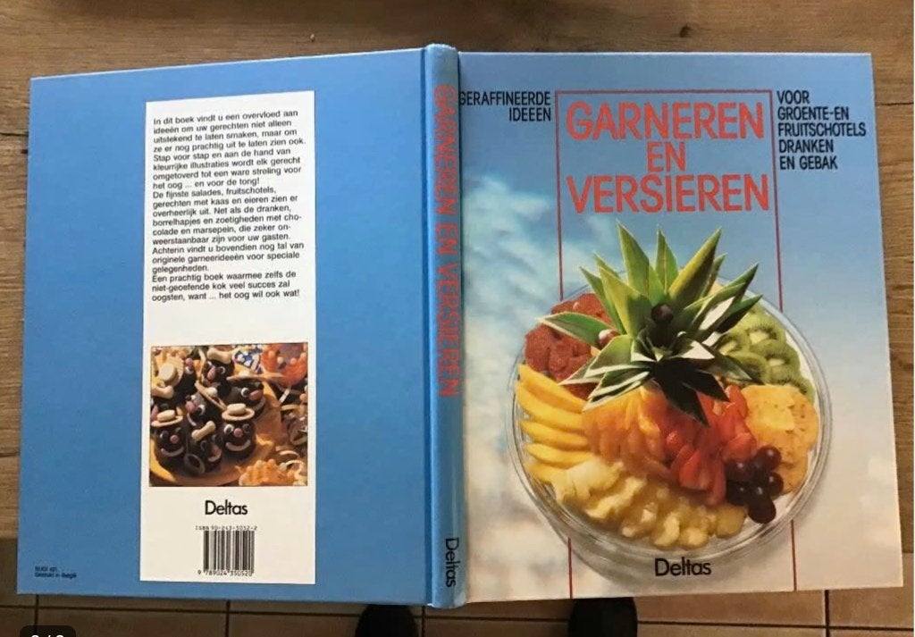 2 kookboeken over garneren, Ophalen of Verzenden, Zo goed als nieuw, Overige gebieden