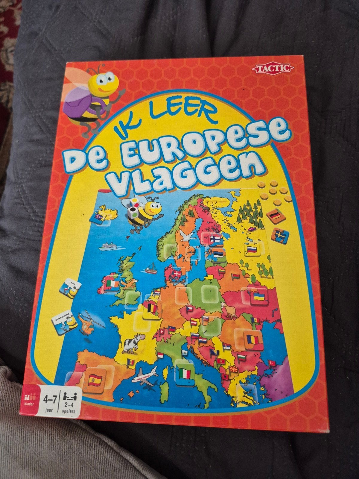 Tactic Ik Leer De Europese Vlaggen Educatief Spel, Drie of vier spelers, Ophalen of Verzenden, Zo goed als nieuw, Tactic