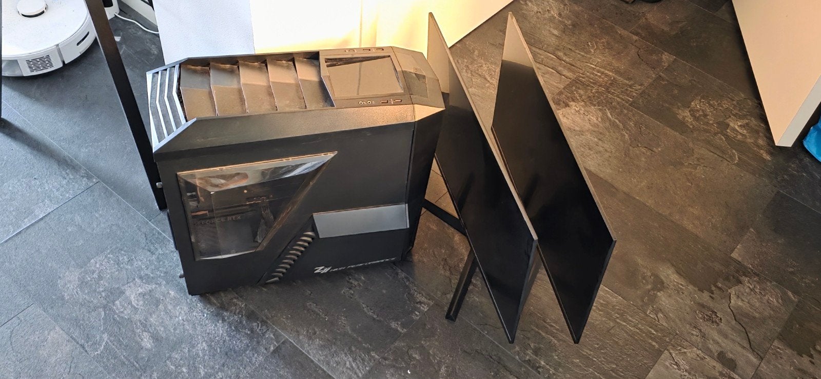 Gaming PC i7, 48GB RAM, RTX 4070 + 2x FHD beeldschermen, Computers en Software, Ophalen, Gebruikt, SSD, Intel Core i7