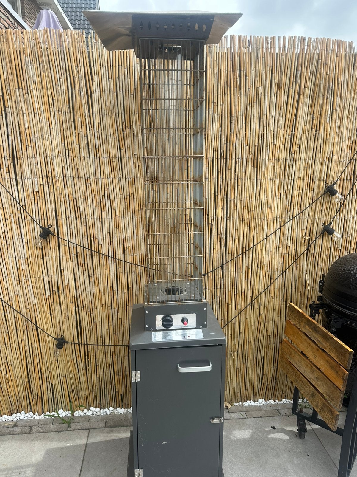 Terrasverwarmer gas, Tuin en Terras, Terrasverwarmers, Ophalen, Gebruikt, Gas, Vloer