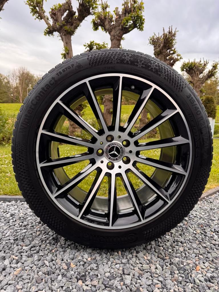 21 inch Mercedes GLE (coupe) Orig AMG Winterband Continental, Auto-onderdelen, Banden en Velgen, Ophalen, Banden en Velgen, 315 mm