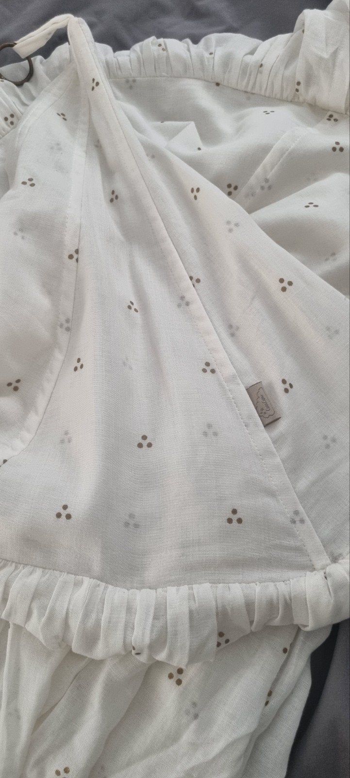 Klamboe/bedhemel met standaard voor babybedje, Kinderen en Baby's, Ophalen, Overige merken, Inclusief standaard, Zo goed als nieuw