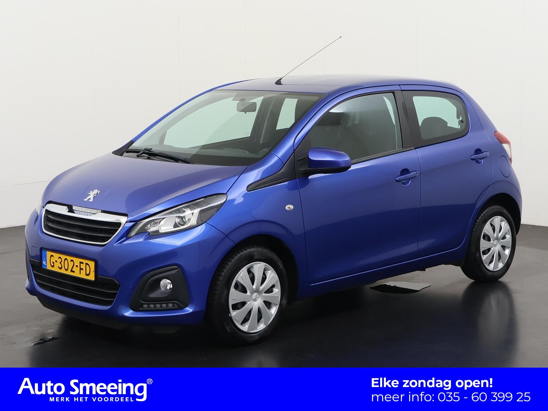 Peugeot 108 1.0 e-VTi Active | Airco | 12 mnd Garantie |, Auto's, Voorwielaandrijving, 12 maanden, Stof, Gebruikt