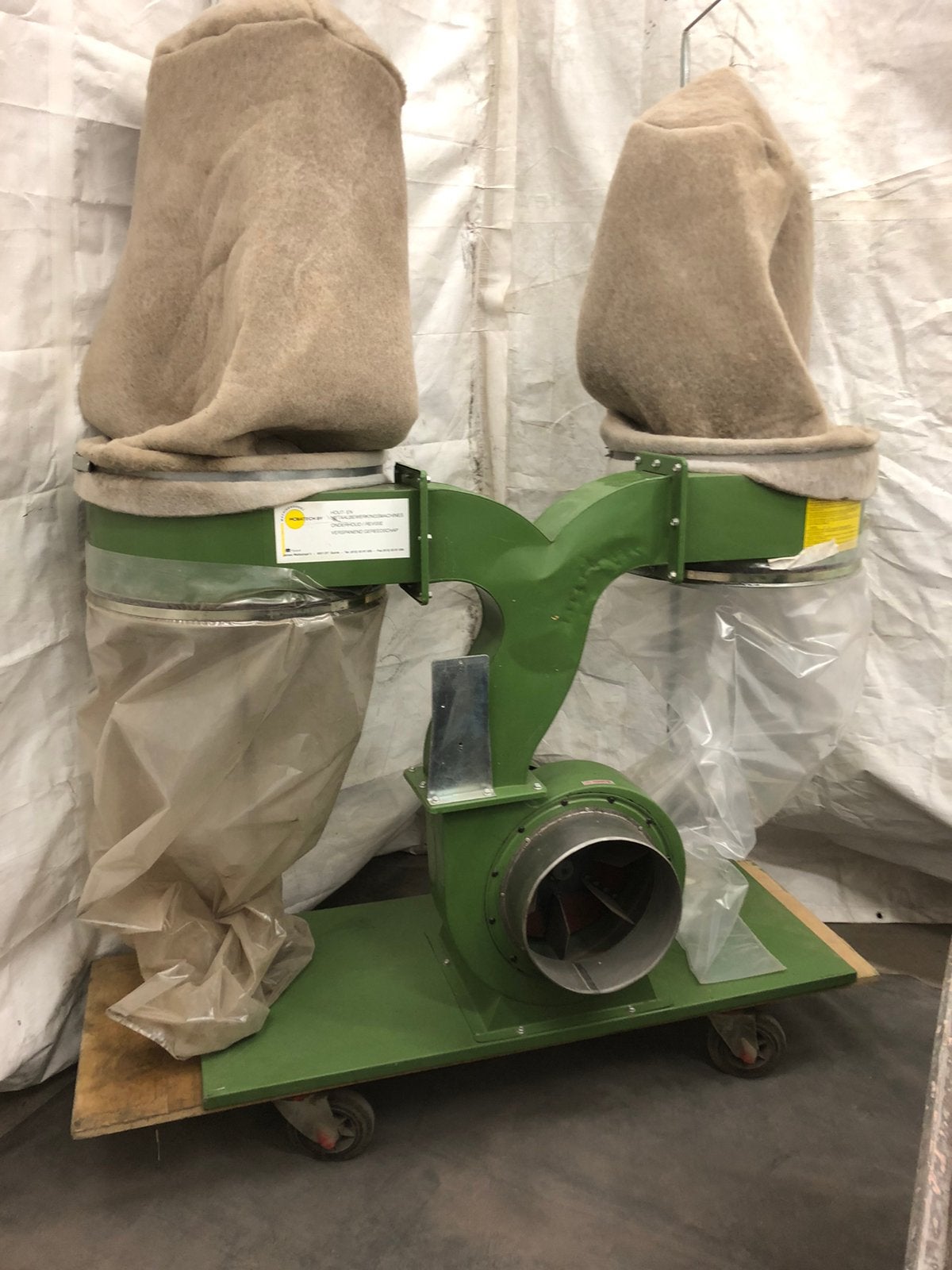 Krachtige afzuiger 380v 2,24kw, Doe-het-zelf en Verbouw, Ophalen, Gebruikt