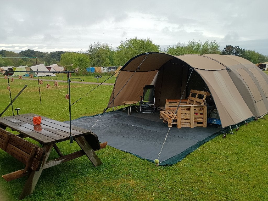 tent te huur op Vlieland - kamperen op Stortemelk in juli, Ophalen, Gebruikt, Tot en met 5
