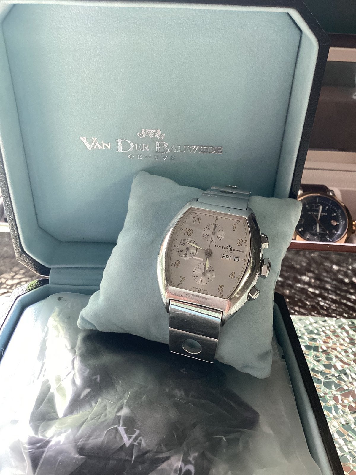 Heren horloges, pequignet , van der Bauwede, Ophalen of Verzenden, Zo goed als nieuw, Staal, Rolex