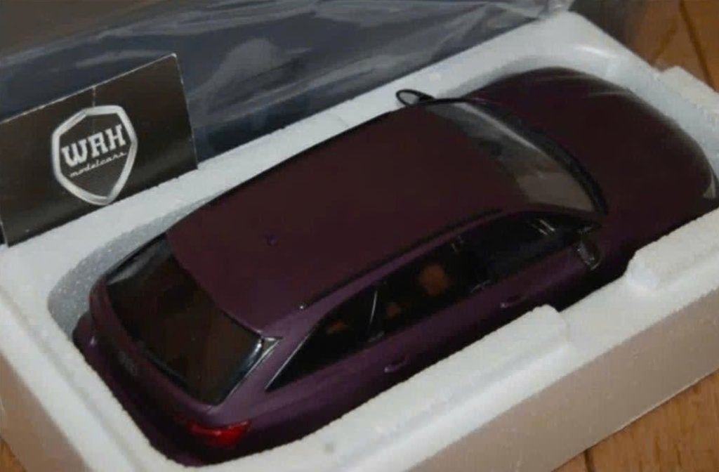 1:18 AUDI RS6 AVANT C8 2020 purple GT spirit GT825 WRH, Verzenden, Zo goed als nieuw, Auto, Overige merken