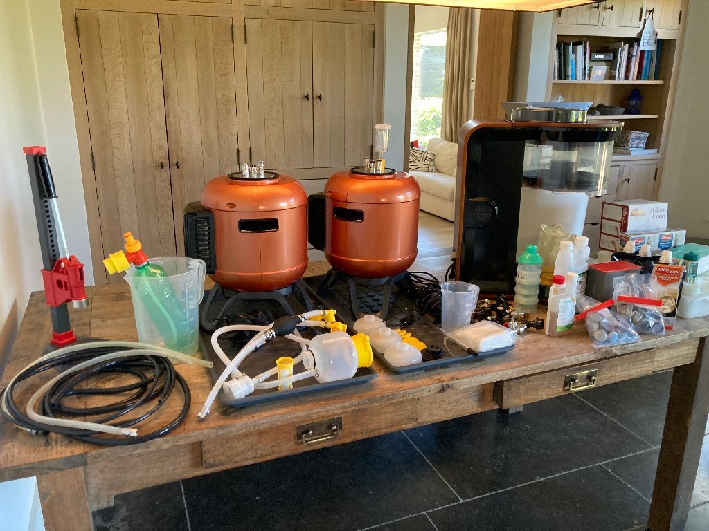 Minibrew GEN2 met 1 of 2 kegs, Ophalen, Gebruikt
