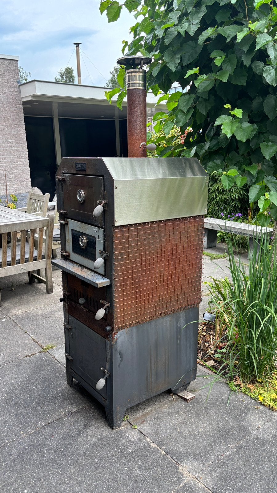 Garth houtgestookte buitenoven pizza oven. TEAB, Ophalen, Gebruikt