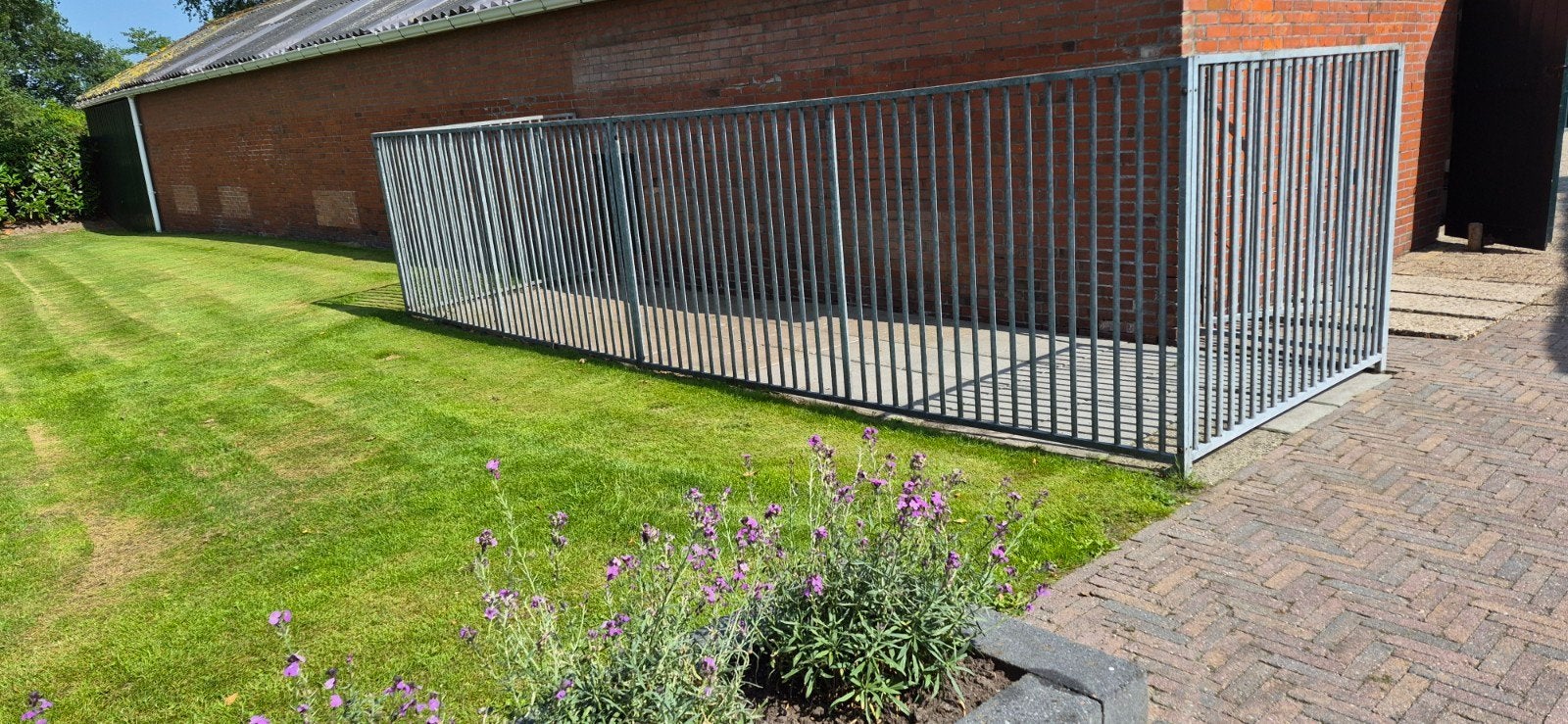 honden kennel, Dieren en Toebehoren, Hondenhokken, Ophalen, 110 cm of meer, 100 cm of meer