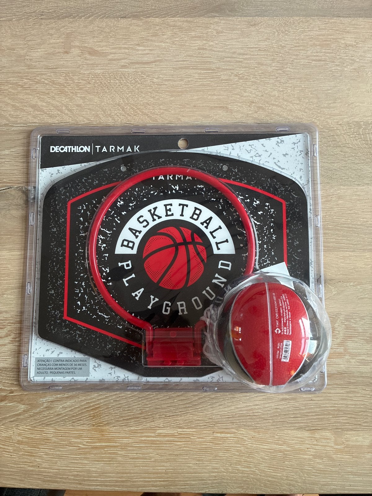 Tarmak SK100 Mini Basketbalring met Bal - Nieuw, Ophalen, Nieuw, Ring, Bord of Paal