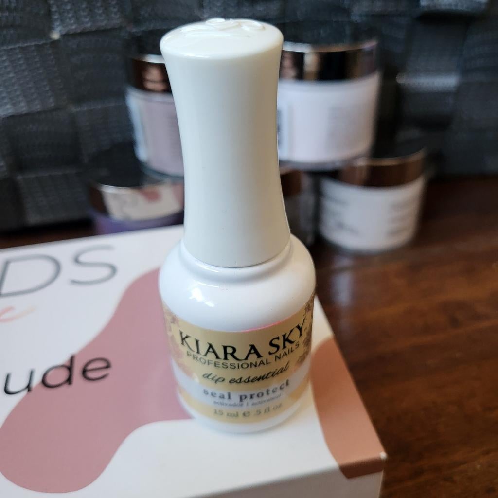 Kiara Sky Dip Essential Seal Protect nr.3 - Nieuw, Wit, Nieuw, Ophalen of Verzenden, Handen en Nagels