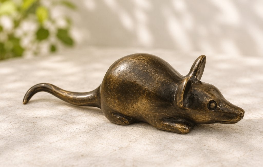MUIS / bronzen beeld, Ophalen of Verzenden, Nieuw, Overige soorten, Beeldje of Figuurtje