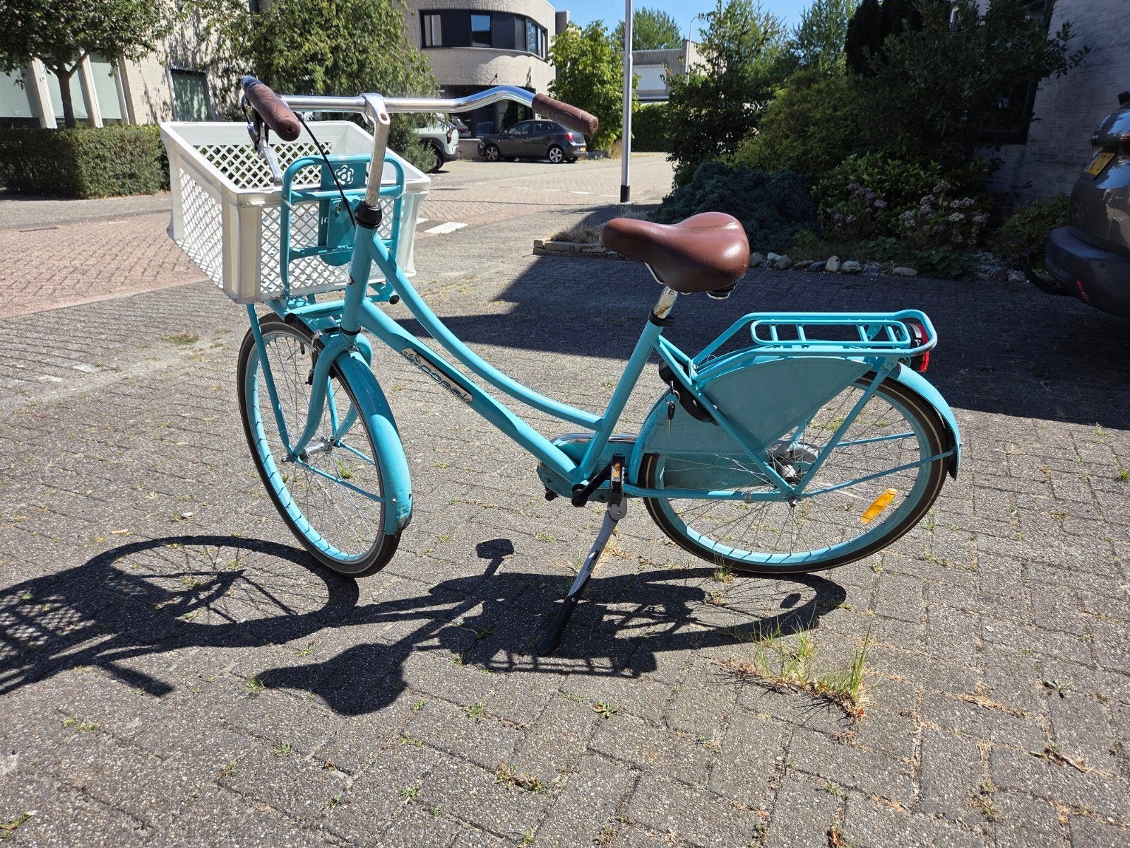 Fiets met mandje, 26 inch, opknapbeurt nodig, Terugtraprem, Gebruikt, 50 tot 53 cm, Ophalen