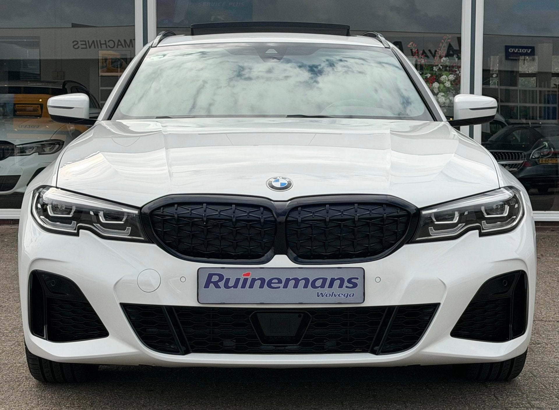 BMW 3-serie Touring M340i xDrive High Executive / PANO / LED, Auto's, Wit, Vierwielaandrijving, 2998 cc, 3-Serie