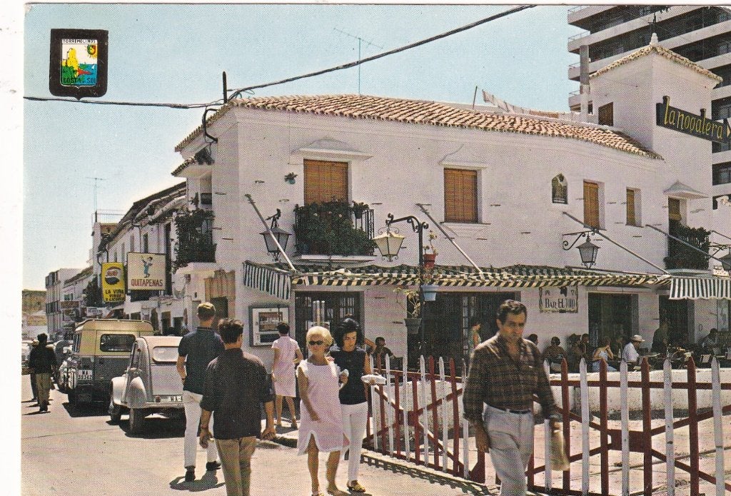Spanje torremolinos, casa qultapenas y bar el toro, Verzenden, 1960 tot 1980, Ongelopen, Spanje