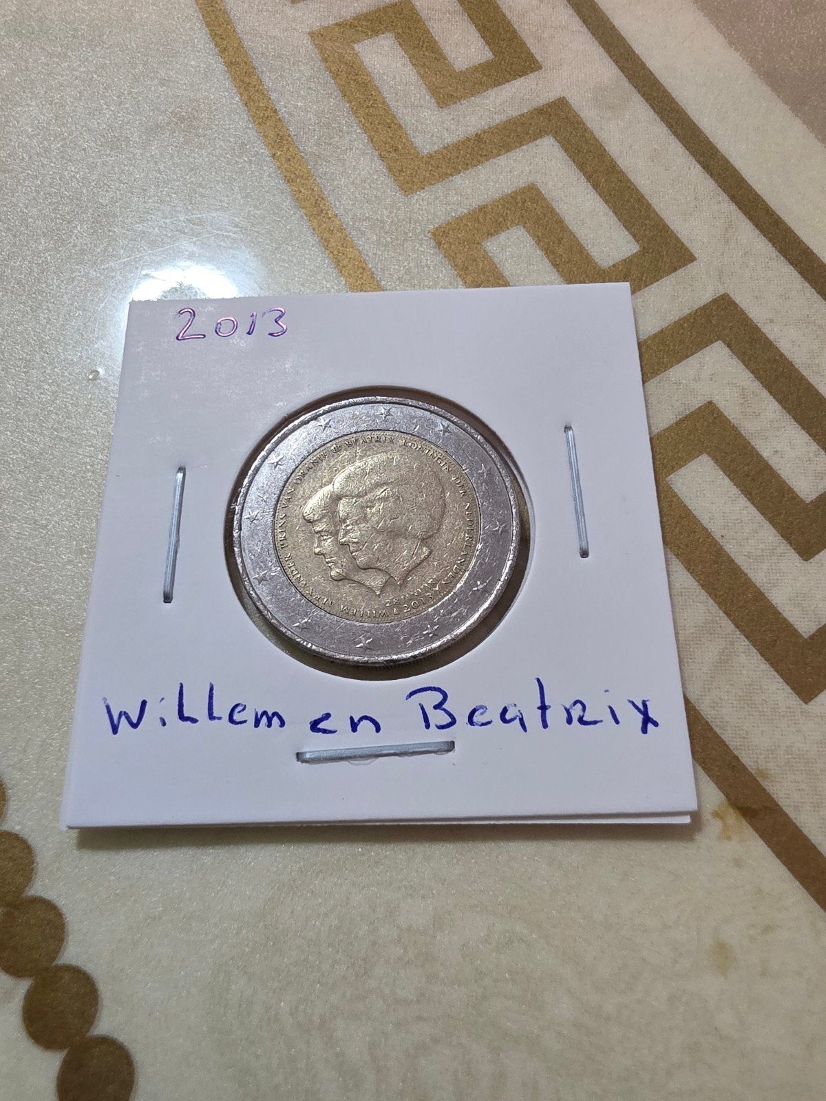 2 Euro munt 2013 - Dubbelportret Willem en Beatrix, Postzegels en Munten, Ophalen of Verzenden, Koningin Beatrix, Euro's, Losse munt