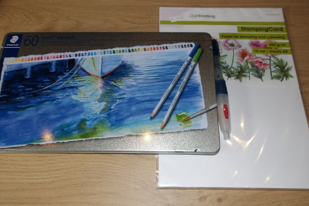 staedtler 60 karat aquarell potloden en benodigheden, Hobby en Vrije tijd, Kaarten | Zelf maken, Ophalen of Verzenden, Zo goed als nieuw