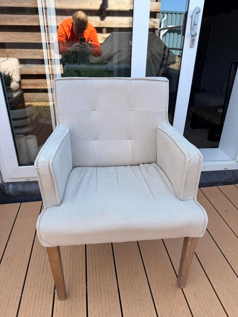 PTMD Stoel - Comfortabele en Stijlvolle Eetkamerstoel, Huis en Inrichting, Stoelen, Ophalen, Gebruikt, Overige kleuren, Eén